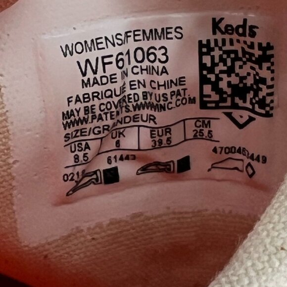 Keds Womens WF61063 Coral Orange Lolita Mia Tassel Tweed Size 8.5 Sneakers - Picture 9 of 9